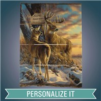 PERSONALIZED TWILIGHT ESCAPADE-WHITETAIL DEER