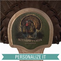 Personalized Deluxe Turkey Display Kit, Oak Drumsticks