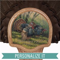 Personalized Deluxe Turkey Display Kit, Oak Spring Strut
