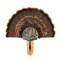 Solid Oak Turkey Mount Kit with Gobbler Image