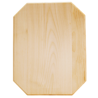 Unfinished Pine Corner Rectangle Plaque, 11X14