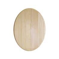 Unfinished Pine Oval Plaque, 9x12